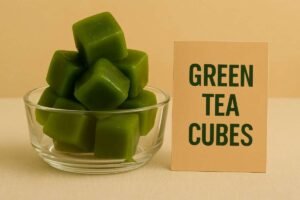 Green tea cubes for age spots